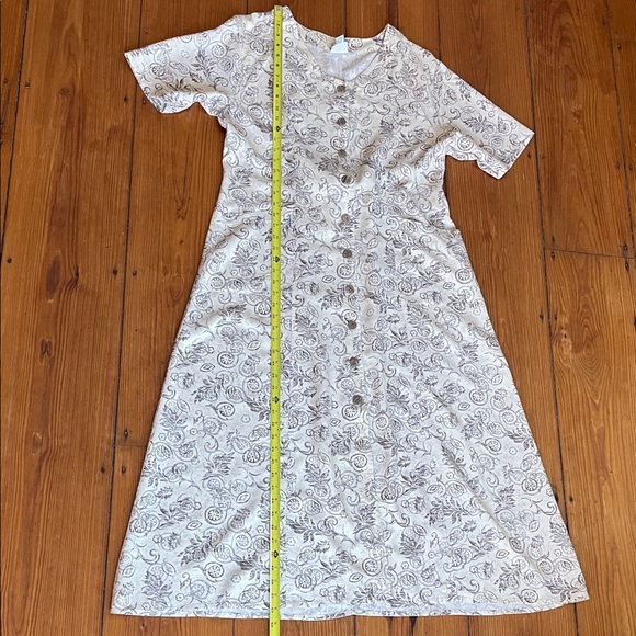 Gorgeous Chico's Design Silk Button-Front Dress (Sz 2) - Picture 10 of 14